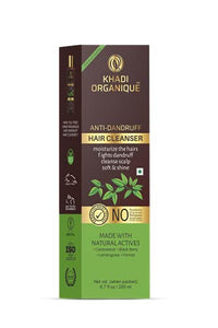 Khadi Organique Anti Dandruff Hair Shampoo | Controls Dandruff | Eliminates Dryness, Flaking, and Itching - 200 ML