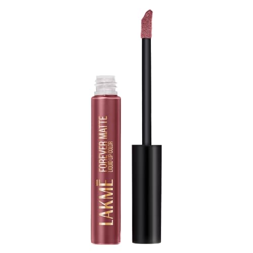LAKMÉ Forever Matte Liquid Lip, 16hr Lipstick, Lightweight & transferproof - Pink Dust 5.6ml