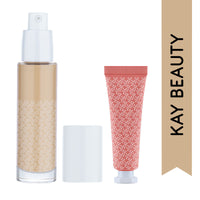 Kay Beauty Cover & Color Duo - Hydrating Foundation + Crème Blush (2 pcs)