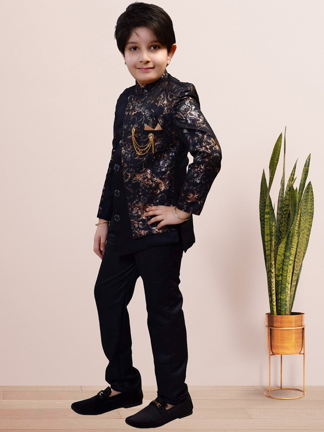BAESD Boys Printed Sherwani