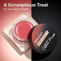 Swiss Beauty Select Lip And Cheek Cushion Creamy Mousse with Vitamin E | 12 Hours Stay | Shade- Elevate Pink, 4.5gm |