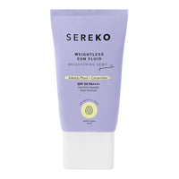 SEREKO Weightless Sun Fluid Sunscreen SPF50 PA++++, with Kakadu Plum & Ceramides powered by Hybrid UV Filters | Lightweight Matte | Water Resistant, No white Cast | All Skin Types 50ml
