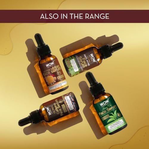 WOW Skin Science Brightening 20% Vitamin C Face Serum | Boost Collagen and Elastin for Anti aging, Skin Repair | For Dark Circles, Fine Lines | Glowing Skin | Hydrates | 30 ml