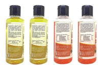 Khadi Pure Olive & Orange Lemongrass SLS Massage Oil, 210 ml (Pack of 4),Multicolour,KPOLIVEORNGSLSMOX2(EACH)