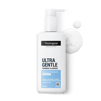 Neutrogena Ultra Gentle Foaming Cleanser | Face Wash for All Skin Types including Sensitive Skin | 6X Gentler Cleansing with Barriercare Technology for Men & Women | Cleanses Dirt and Oil | Hydrates & Protects Skin Barrie