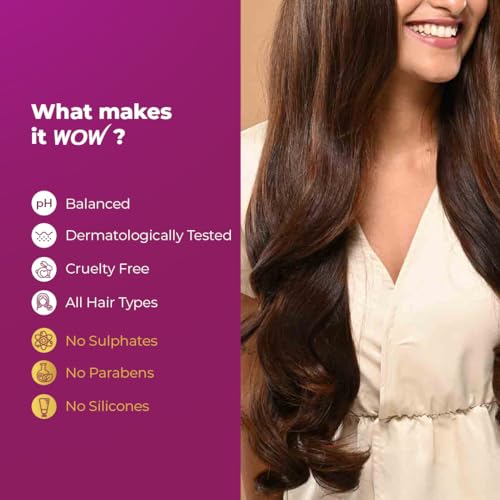 WOW Skin Science Onion Oil Shampoo with Red Onion Seed Oil Extract, Black Seed Oil & Pro-Vitamin B5 | Controls Hair fall | Helps Strengthen Hair | No Sulphate No Paraben | For Men & Women - 1ltr