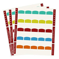 Redi-Tag, RTG33120, Laser Printable Index Tabs, 100 / Pack, Assorted 1 1/8