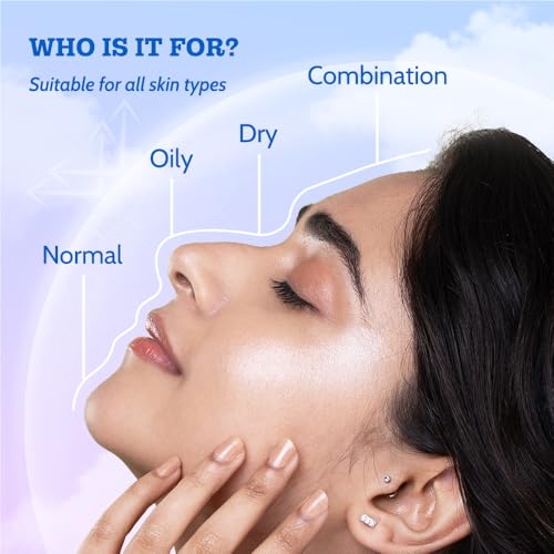 Chemist at Play Intensely Hydrating Gel Sunscreen | SPF 50+ PA++++ | Ultra-Lightweight & Non-Sticky | With Hyaluronic Acid & Ceramides | for Normal, Dry, Oily, Combination skin types | 45gm