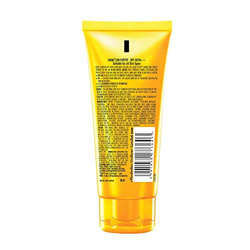 LAKMÉ Rose Face Powder, Matte For Oily Skin, Soft Pink, 40g & Sun Expert SPF 50 PA+++ Ultra Matte Lotion, 50ml