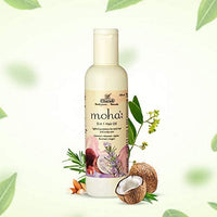 Moha:5 In 1 Hair Oil For Hair Growth & Hair Fall Reduction Coconut Oil, Almond Oil, Rosemary Oil, Wheatgerm Oil, Tea Tree Oil & Sesame Oil, All Hair Type Clinically Proven, 100 Ml
