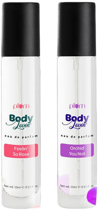Plum Bodylovin' Feelin' So Rose Eau De Parfum & Bodylovin' Orchid-You-Not Perfume Spray For Women, 30 Ml