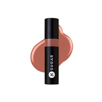 SUGAR Cosmetics Partner In Shine Transferproof Glossy Lipstick | Lasts upto 24hrs | Transferproof & Smudgeproof - 3ml - 01 Cinnamon Champagne