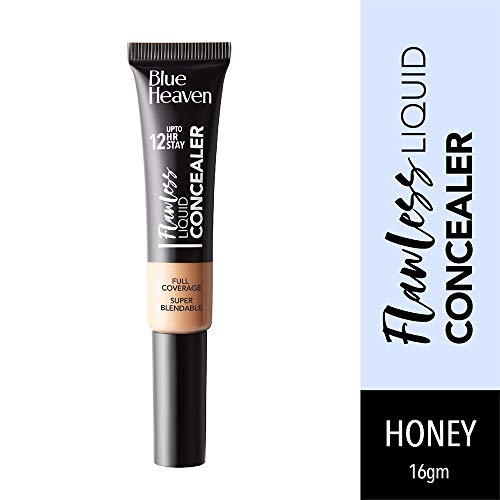 Blue Heaven Flawless Matte Liquid Cream Full Coverage Concealer For Normal Skin, 301, Honey, 17 Ml, Pack Of 1