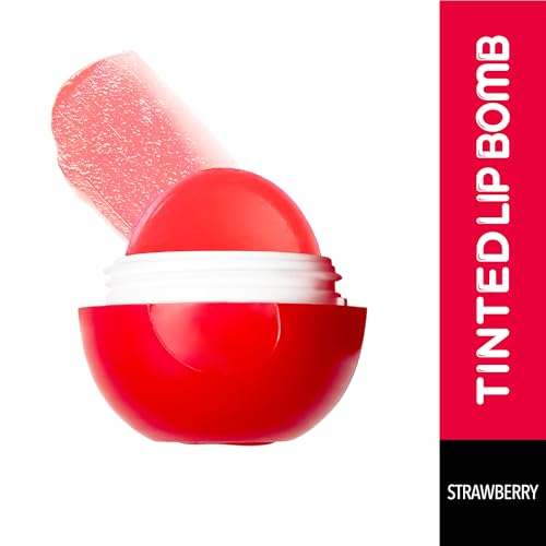 Blue Heaven Tinted Lip Balm infused with Shea Butter, Almond oil and Vitamin E - Strawberry, 8g