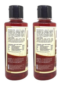 Khadi Pure Herbal Satritha Shampoo/Hair Cleanser SLS-Paraben Free, 210 ml (Pack of 2)