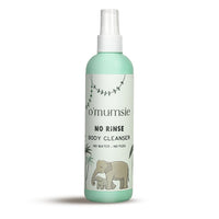 O’Mumsie- No Rinse Body Cleanser- Organic Micellar Cleansing Water for Babies with Goodness of Aloe Vera & Papaya Extract - Fragrance Free, Vegan - 250 ml
