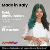 2.Oh! Italian- Emerald Green Hair Color For Women & Men | Ammonia-Free DIY Semi Permanent Hair Color | Enriched with Argan Oil | Lasts upto 12-15 Washes