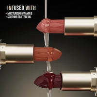 Swiss Beauty Select Crème Touch Hydrating Lipstick | With Vitamin E and Tea Tree Oil | High -shine finish | shade- Delightful Plum, 3g |
