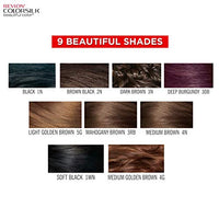 Revlon ColorSilk Permanent Hair Color For Women, Salon Perfect Hair Colour at Home with 100% Grey Coverage | Pro-Keratin & No Ammonia | Up to 8 Weeks of Colour | Shade - Black 1N (Pack of 1)