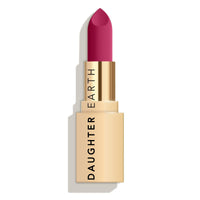 DAUGHTER EARTH Zero Dark Naughty Lipstick | Vegan Plant Based Highly Pigmented Natural Non Drying Lightweight Lip Color| Long Lasting Phytonutrient Lipstick With Vit E & Bakuchiol | UV Protection | 4g