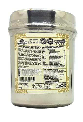 Khadi Pure Herbal Anti Wrinkle Face Mask, 50 g