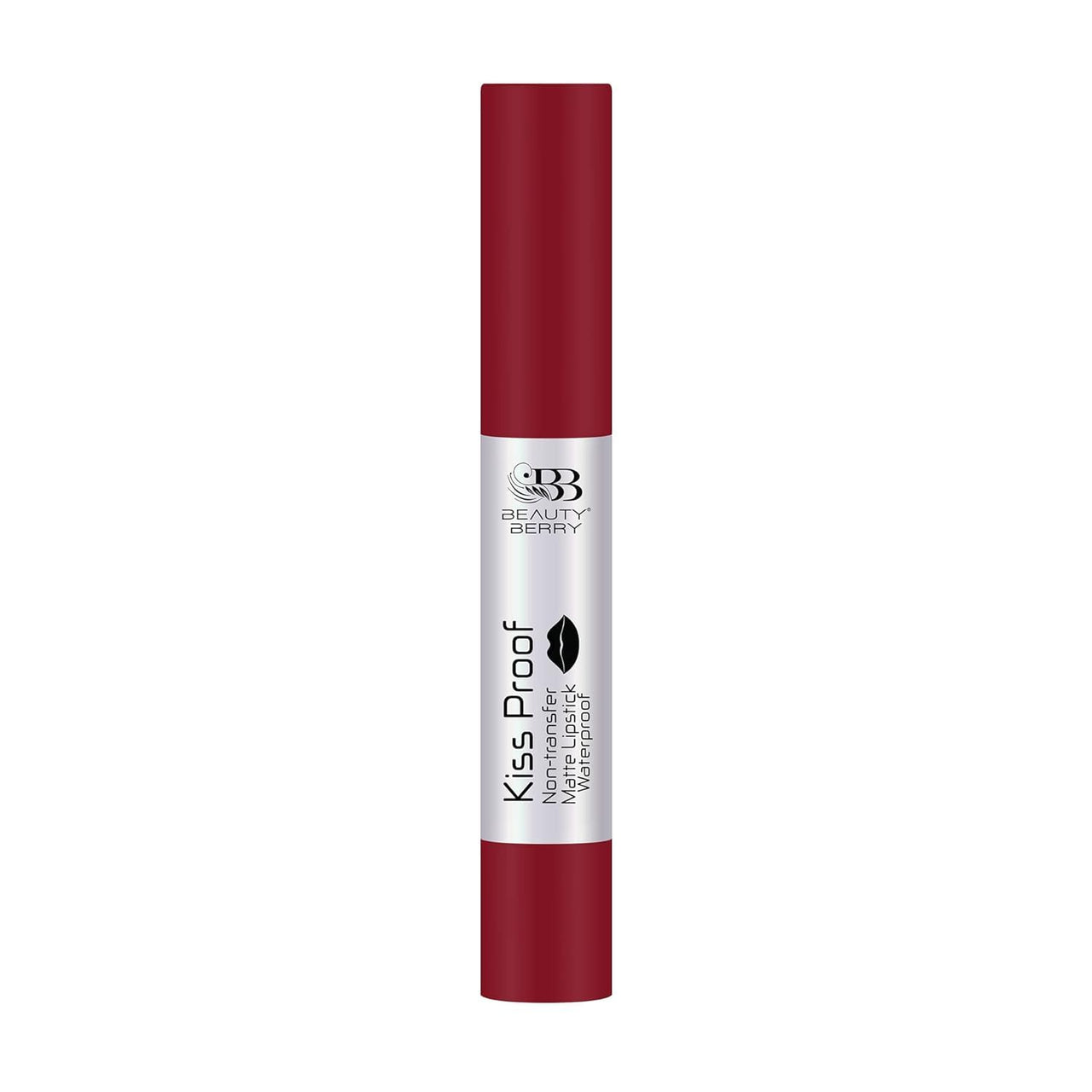Beauty Berry Kiss Proof Non Transfer Matte Lipstick for Women, Waterproof Long Lasting Lip Crayon, Pack of 1. (Cran Berry -15)