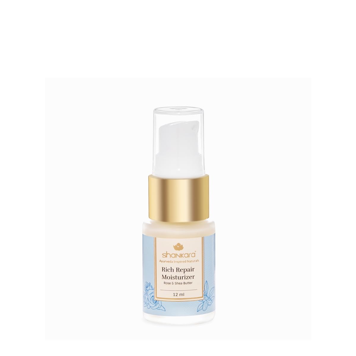 Shankara Rich Repair Moisturizer - Ultimate Skin Rejuvenation Cream with Ayurvedic Extracts, Vitamin C Ester, Anti-Aging, Deep Moisturizing, and Antioxidant Protection - 12ml