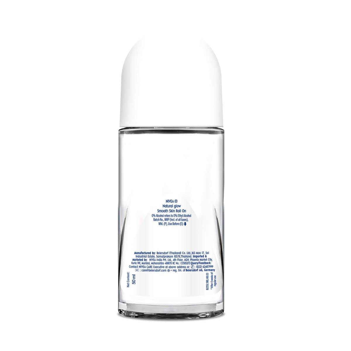 NIVEA Natural Glow Smooth Skin Deodorant Roll On for Women, 50ml (originally Whitening Smooth Skin) (Pack of 2)