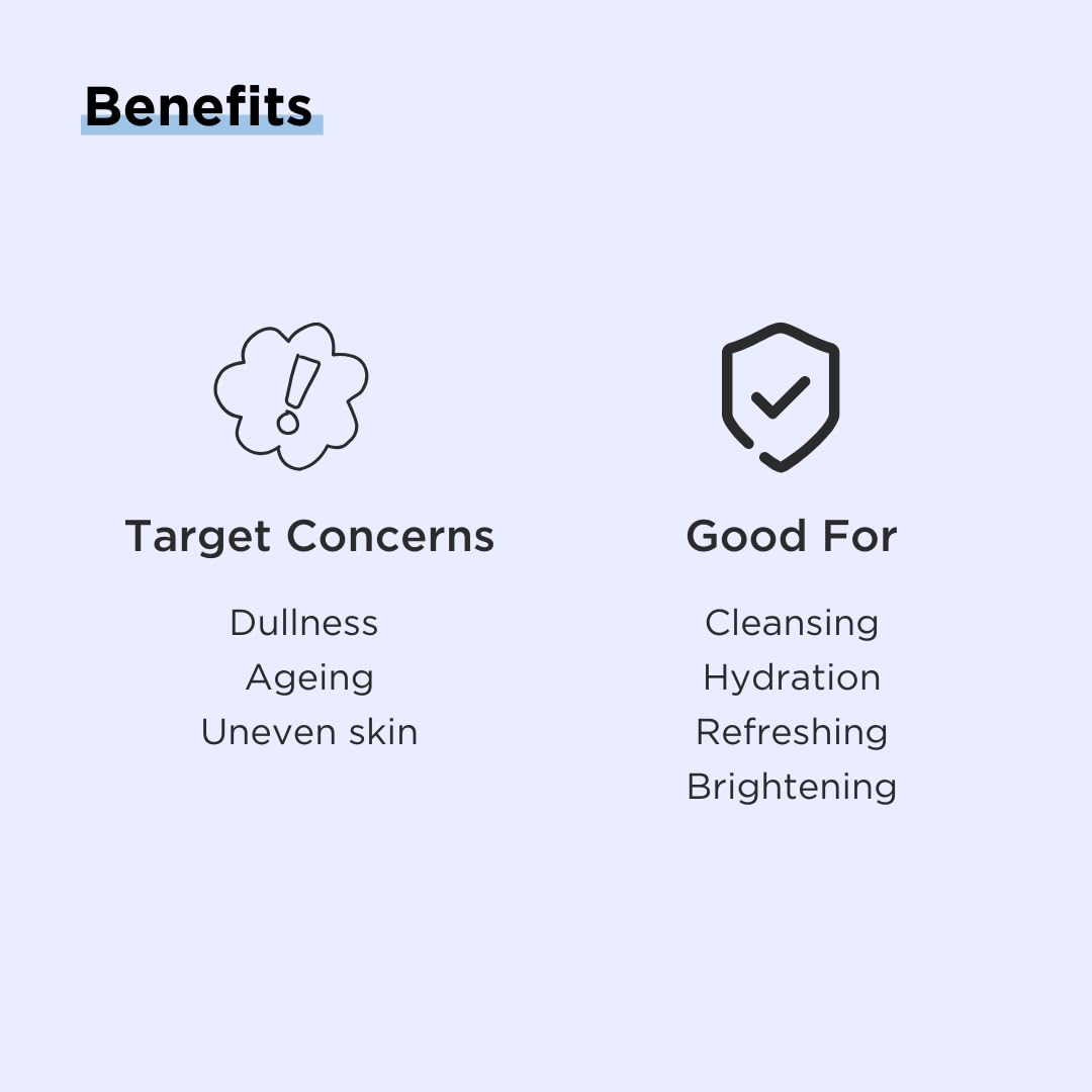 RiceKraft Rice Water Face Wash | Korean Cleanser | Rice & Aloe Vera | Anti-Aging | Brightens & Softens skin | Paraben Free | Cruelty-Free | For Men and Women | All Skin Types, 100ml