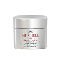 Mitchell USA Night Therapy Anti Aging Night Cream Reduces Wrinkles, Hydrates Skin & Improves Skin's Texture Lotus Seeds Extract, Brahmi Extract & Cocoa Butter for Unisex All Skin Type, 50g