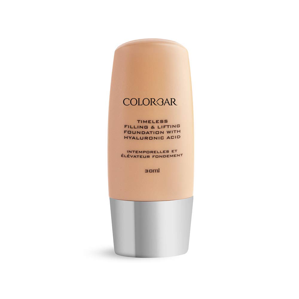 Colorbar Timeless Filling And Lifting Foundation New 30Ml Light Linen | Translucent Finish | Enriched with Hyaluronic acid and Vitamin E | Lightweight | Long-lasting application |Non-comedogenic formula I Liquid