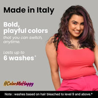 2.Oh! Italian- Lavender Hair Color For Women & Men | Ammonia-Free DIY Semi Permanent Hair Color | Enriched with Argan Oil | Lasts upto 5-6 Washes