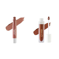 MARS Matte Super Stay LipstickWaterproof Lipstick for Women (2.6 gm) (11-QUEEN) Matte Liquid Lip Color | Long Lasting | Non-Transfer & Waterproof Lipstick for Women (4.5 ml) (05-Chocolate Delight)
