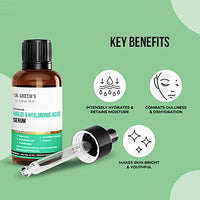 Dr. Sheth's Haldi & 2% Hyaluronic Acid Face Serum | With 1% Niacinamide 0.1% Collagen Peptide | For Intense Hydration, Plump & Bouncy Skin | For Normal, Dry & Oily Skin | Women & Men | 30 mL