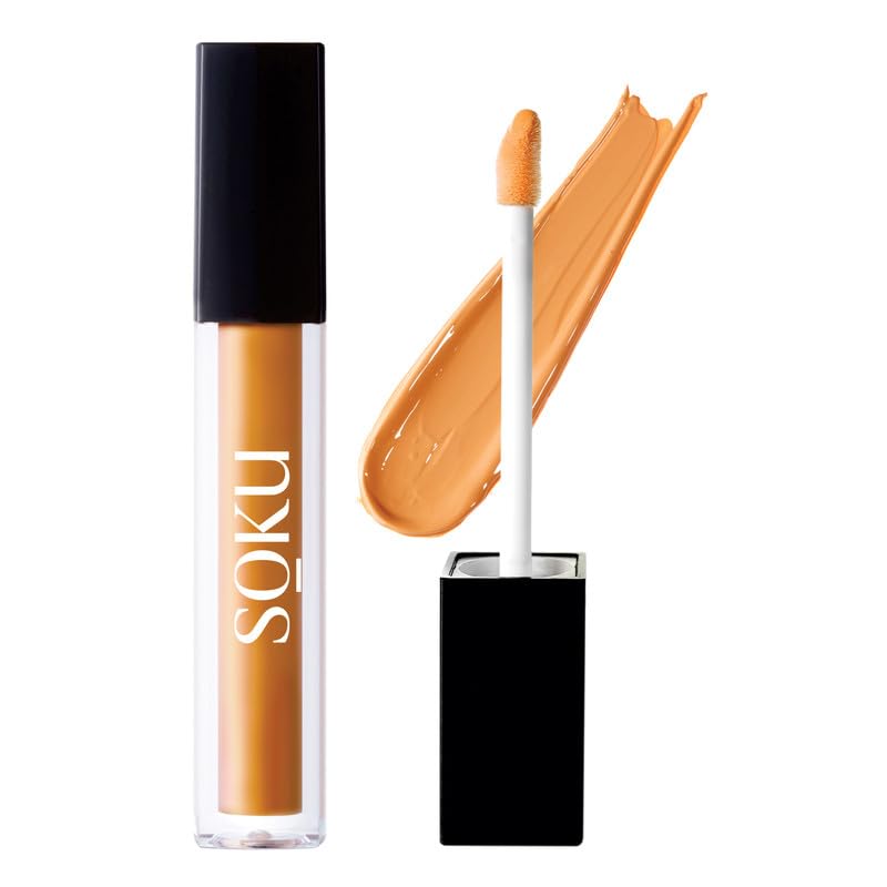 Soku All-Day Flawless Liquid Concealer for Women | Dark Spot Corrector | Concealer for Dark Circles | HD Finish | Long-Lasting | Suitable for All Skin Types & Tones | Shade - Mocha Mist - 3.5ml