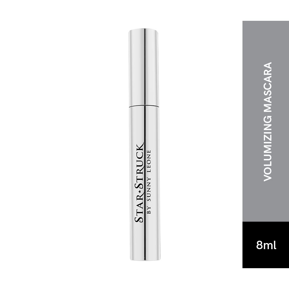STARSTRUCK BY SUNNY LEONE Stellar Eyes-Volumizing Mascara | Easy Application with Rich Creamy Formulation (Black)