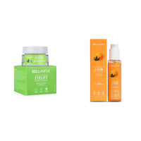 Bella Vita Organic Eyelift Eye Cream Gel For Dark Circles, Puffy Eyes, Wrinkles & Removal Of Fine Lines For Women & Men, 20 g & Bella Vita Organic Face Wash, 225 grams