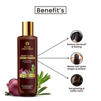 Khadi Organique Onion Tea Tree Hair Cleanser/Shampoo - SLS And Paraben Free-200 ml