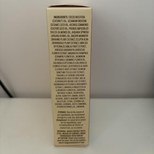 indē wild Champi Hair Oil (130 ml) with Rosemary Oil, Brahmi, Amla, and Bhringraj | Ayurvedic Hair Growth Oil for Dandruff, Hairfall, & Thicker, Fuller Hair | 16+ Ayurvedic Actives | Calming Fragrance