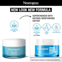 Neutrogena Hydro Boost Hyaluronic Acid Face Moisturizer 50ml | 24 hours long lasting Hydration | Oil free non sticky light water gel fast absorbing| Daily use | All Skin Types | For Men & Women 50g