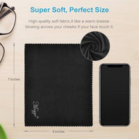 Mcyye 8 PCS Microfiber Cleaning Cloth for Glasses (6