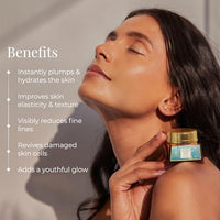 Forest Essentials Sanjeevani Herb Infused Day Cream | Pre-Moisturiser Day Cream Evens Out Skin Texture | Revives Damaged Cells | With Omega 3, 6, & 9, Hyaluronic Acid, Red Algae Extracts