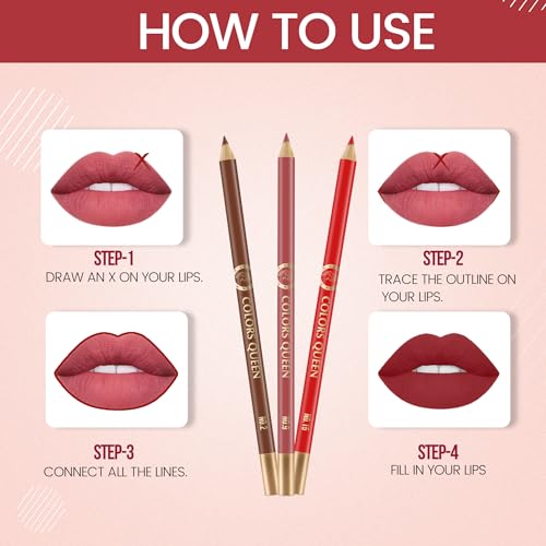 COLORS QUEEN Lip Liner Combo-01 (Matte)