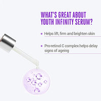 Lakmé Absolute Youth Infinity Skin Sculpting Face Serum with Niacinamide, Collagen Booster and Vitamin A for Anti-Ageing, Bright & firm Skin,30ml, (23049)