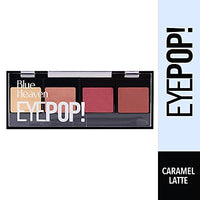 Blue Heaven 4-In-1 Matte Cream & Metallic Finish Eyepop Eyeshadow, Caramel Latte, 12G, Multicolor