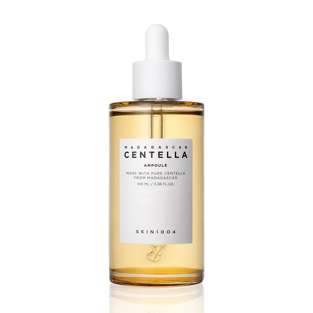SKIN1004 Madagascar Centella Asiatica Ampoule Facial Serum | 100% Centella Asiatica Extract for Soothing Sensitive and Acne-Prone Skin, 100ml