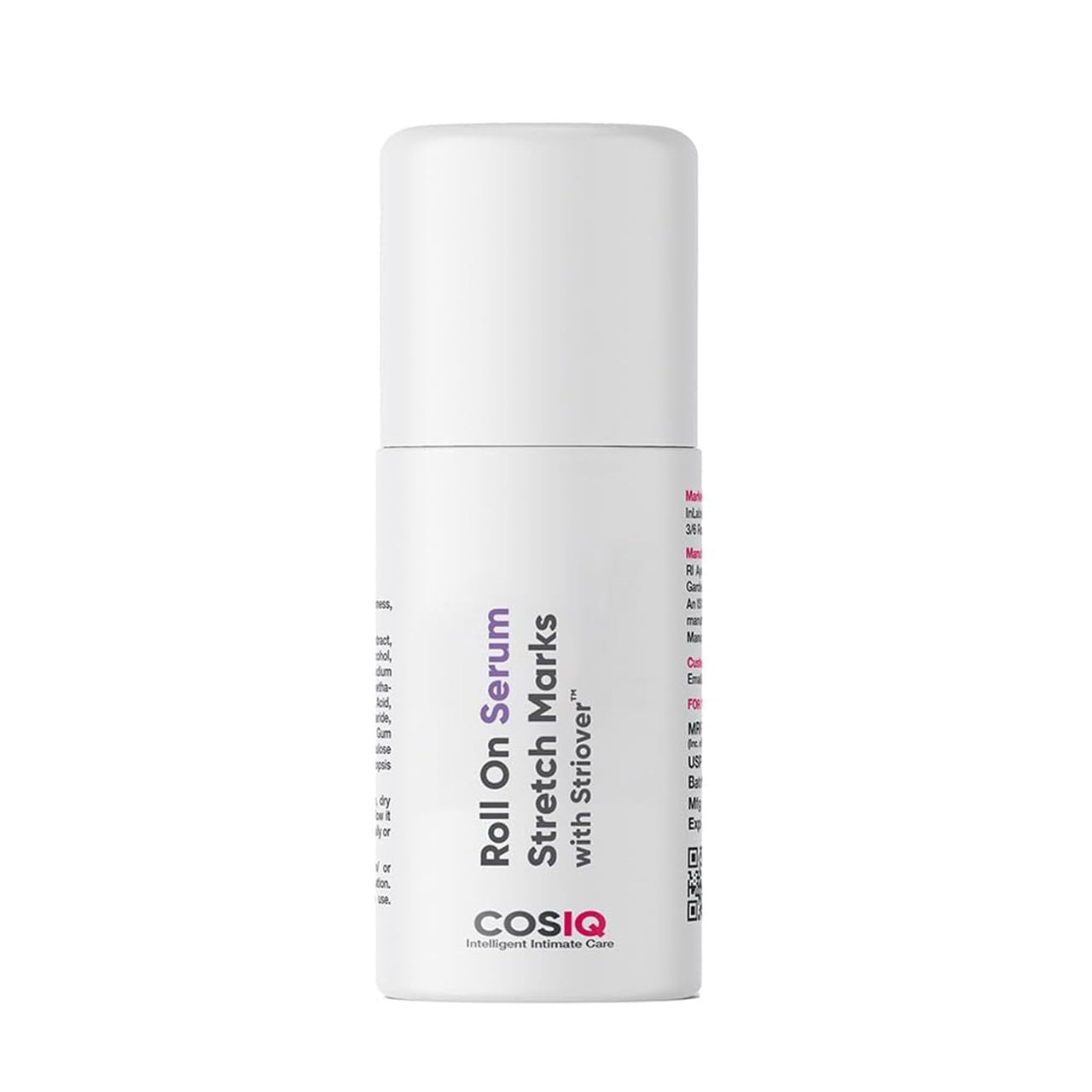 Cos-IQ Stretch Marks Removal Roll-On Serum with Striover | Scar Removal | Uneven Skin Tone | All Skin Types | 40ml