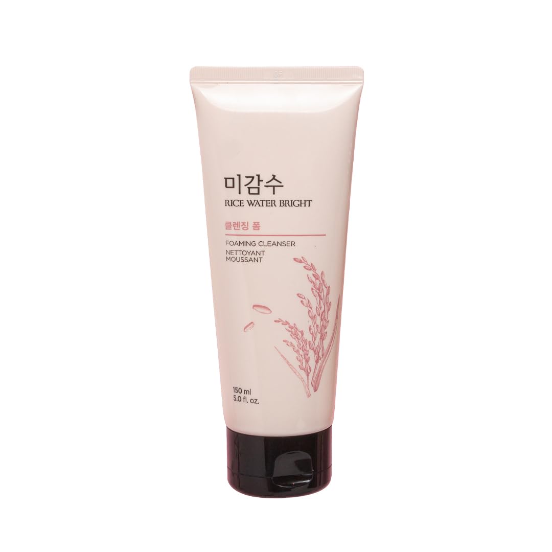 The Face Shop Rice Water Face Wash150 Ml | Face Wash for Glowing Skin | Cleanser for Uneven Skin Tone | Korean Skin Care