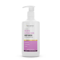 Dr. Sheth's Gulab & Glycolic Acid Exfoliating Body Wash | For Smoother, Even-Toned Skin | With Glycolic Acid & Gulab Extract | For Unisex | 250 Ml