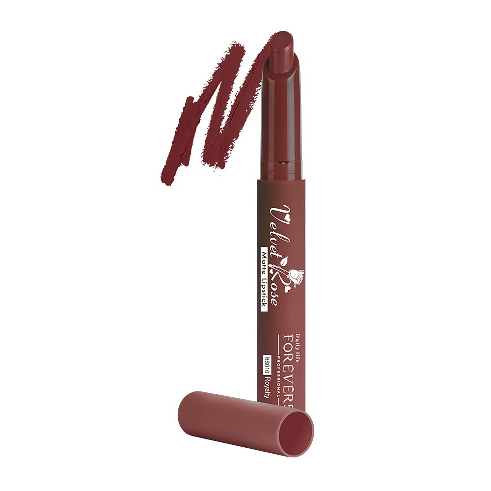 Forever52 Daily Life Velvet Rose Matte Long Lasting Crayon Lipstick (Enriched With Rose Oil) Hydrating Lip Color Bold Silky Finish Look